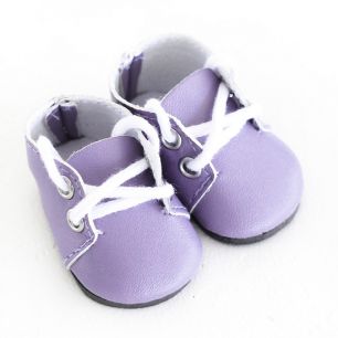 Обувь для кукол - ботиночки 5 см (сиреневые)