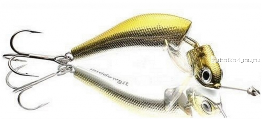 Воблер WAKE JIGWOBBLER 80мм/ 29г/ FS/ Цвет: YELLOW CHROME