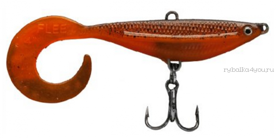 Силиконовая приманка WAKE Flee 6.0" 15см/ 29гр/ Цвет: Craw Daddy (Упаковка 2 шт.)