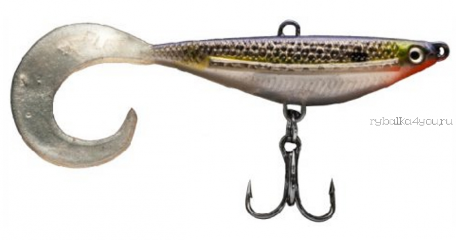 Силиконовая приманка WAKE Flee 6.0" 15см/ 29гр/ Цвет: Sexy Shad (Упаковка 2 шт.)