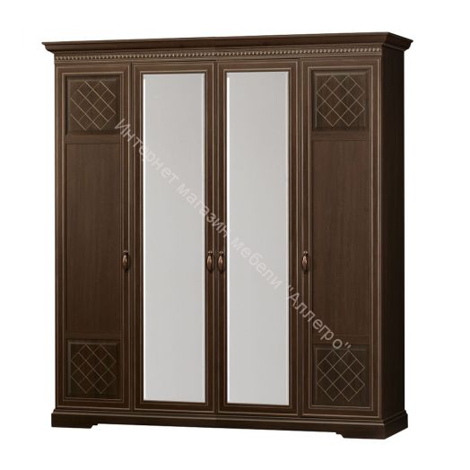 Шкаф для одежды 4-дверный Парма 814