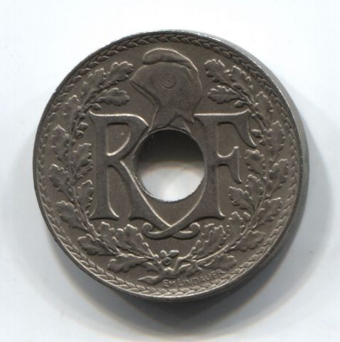 10 сантимов 1920 Франция XF+