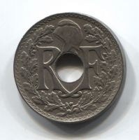 10 сантимов 1920 Франция XF+