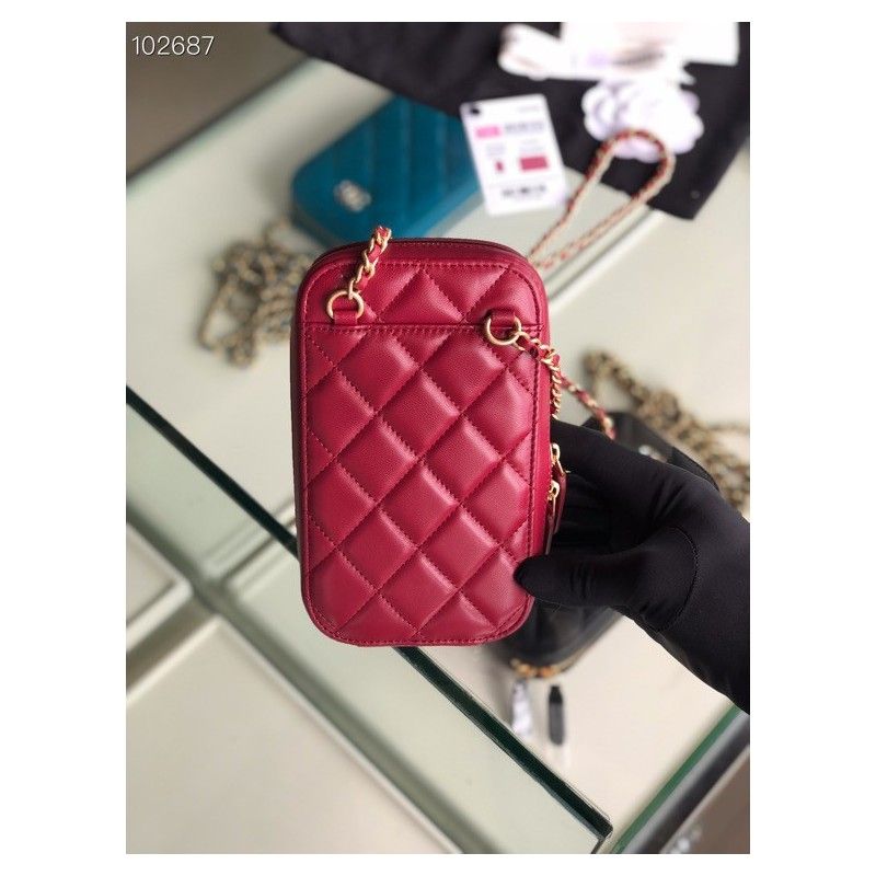 Сумка для смартфона CHANEL 17*10*4 см