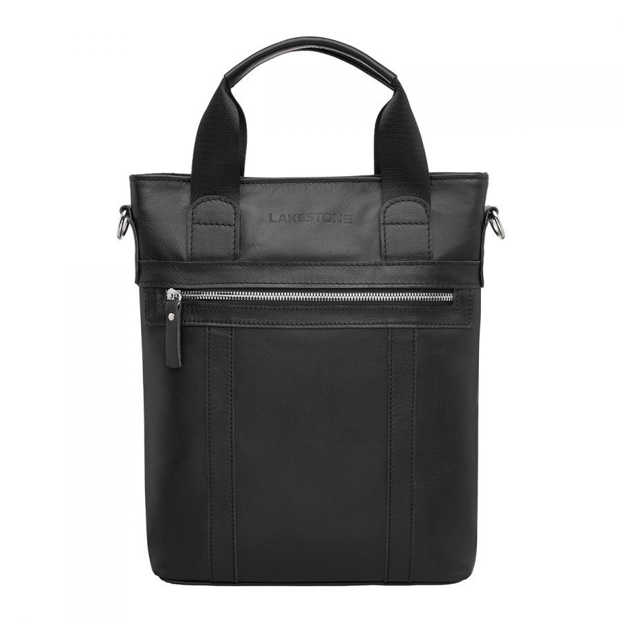 Деловая сумка вертикальная LAKESTONE Orwell Black 92608/BL