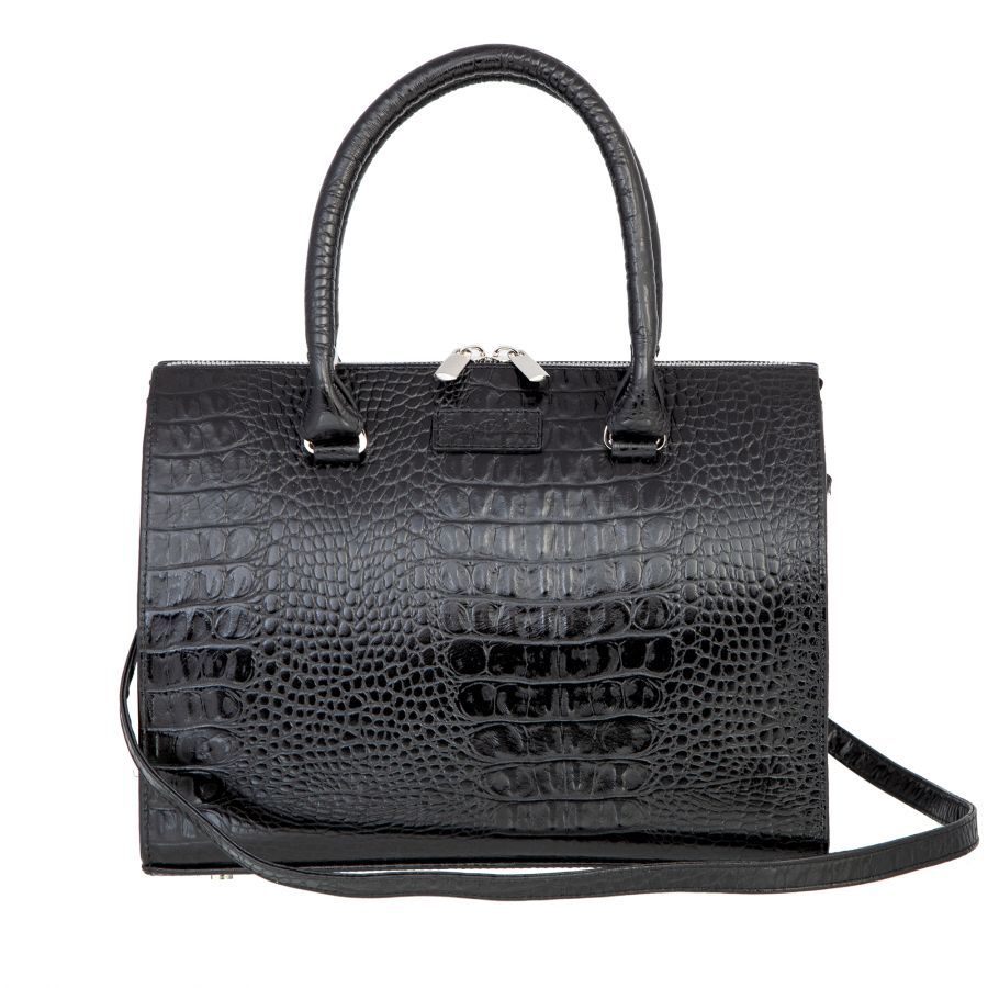 Сумка Sergio Belotti 7523 Croco (KM) black Cap