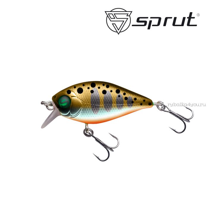 Воблер Sprut Uni Crank 36F 36 мм / 4 гр / Заглубление: 0,3-0,8 м / цвет: BRTR1