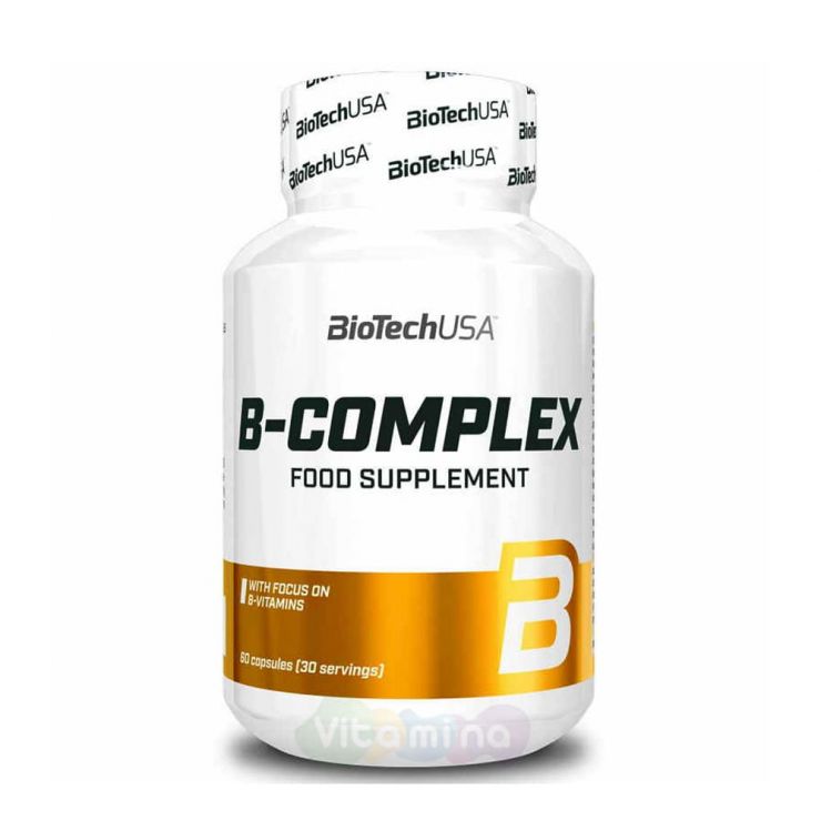 BIOTECHUSA Витамины группы В B-complex, 60 таб.