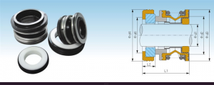 Торцевое уплотнение BSE-3/4" CAR/CER/NBR