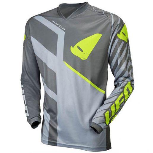 UFO Vanadium Jersey Grey/Neon Yellow джерси для мотокросса и эндуро