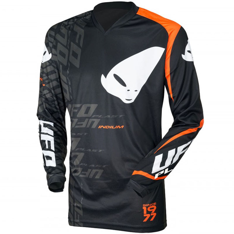 UFO Indium Jersey Black джерси для мотокросса и эндуро