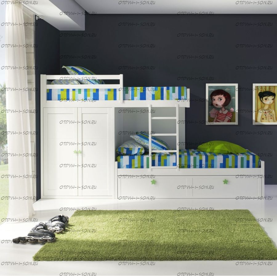 Кровать двухъярусная Дельта Классика №IR0120