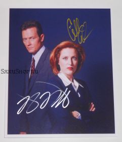 Автографы: Роберт Патрик, Джиллиан Андерсон. Секретные материалы / The X Files