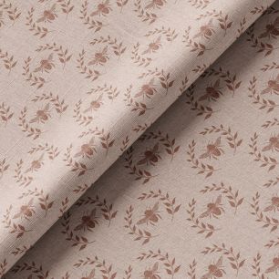 Хлопок Перкаль Винтаж Пчелка на бежевом 50х37 limit