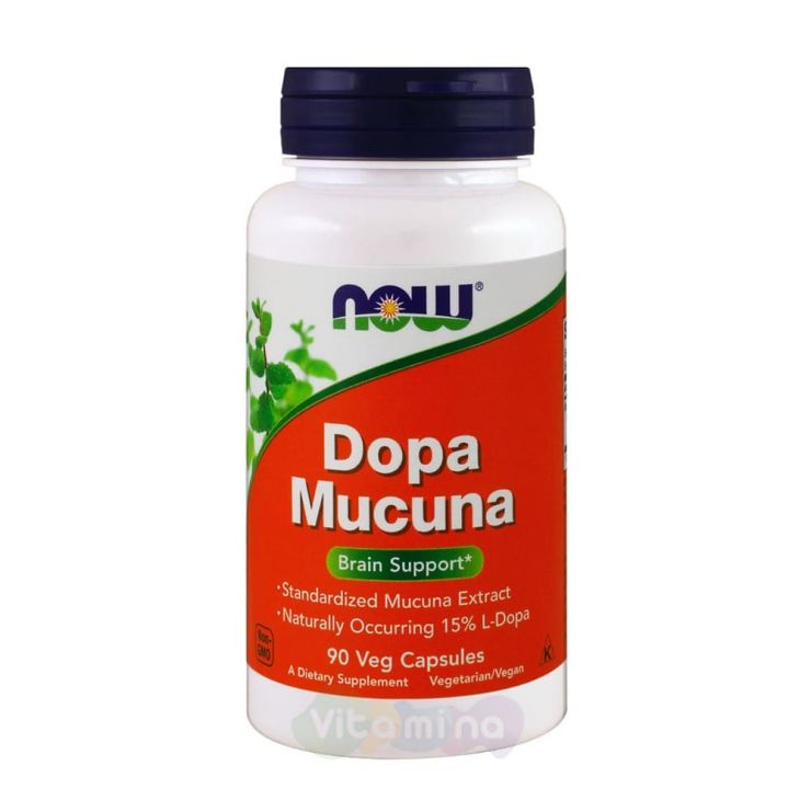 Now Foods Dopa Mucuna Мукуна, 90 капс