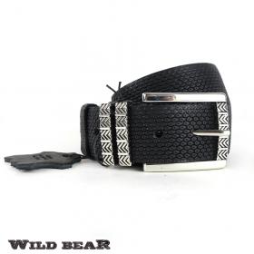 Ремень WILD BEAR RM-028m Black (универсальный)