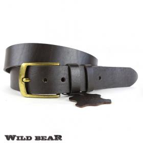Ремень WILD BEAR RM-043f Brown Premium (универсальный)