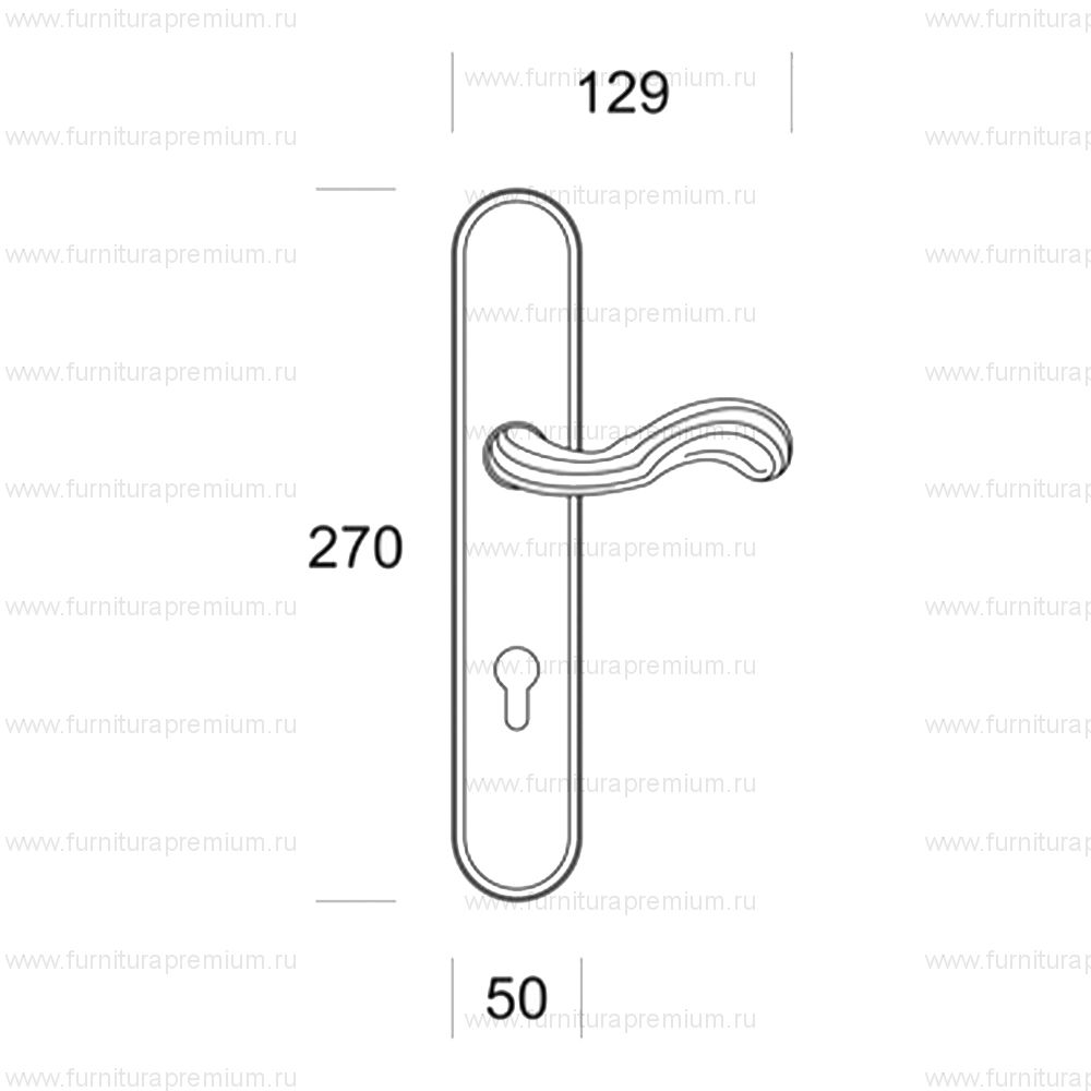 Ручка на планке Salice Paolo Sveva 2026