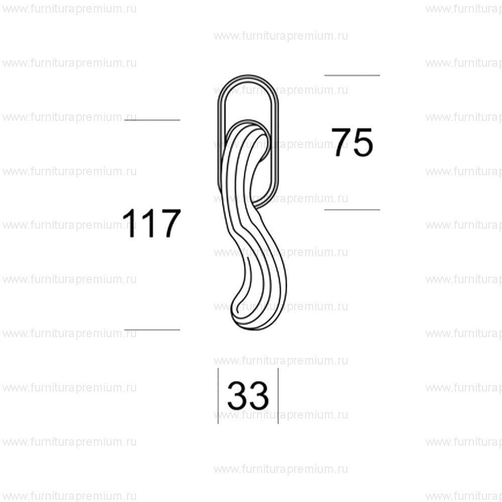 Оконная ручка Salice Paolo Sveva 2028 DK