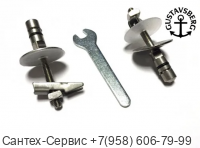 C0102G Крепеж сиденья и крышки унитазов Gustavsberg