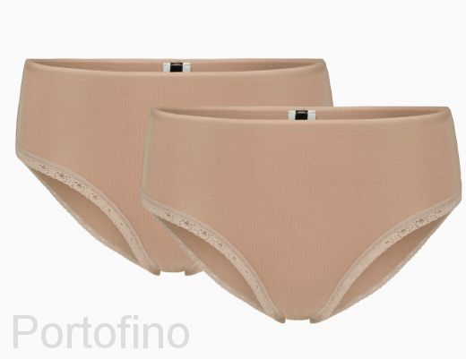 2BLP-053 Трусы женские  классика Atlantic Basic - набор 2 штуки