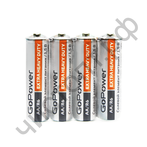 GoPower R6 AA Shrink 4 Heavy Duty 1.5V (60)