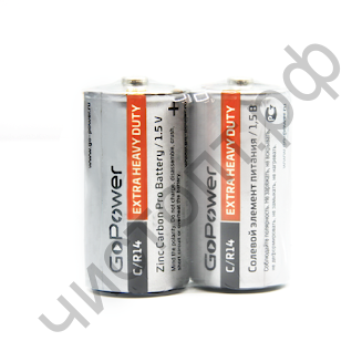 GoPower R14 C Shrink 2 Heavy Duty 1.5V (24)