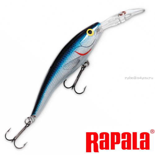 Воблер Rapala Tail Dancer 70мм / 9 гр /Заглубление: 2,7 - 3,6 м /  цвет:  TD07-B