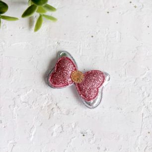 Патч 3D, с декором "Бантик" 3,7*2,4 см., 5 шт.