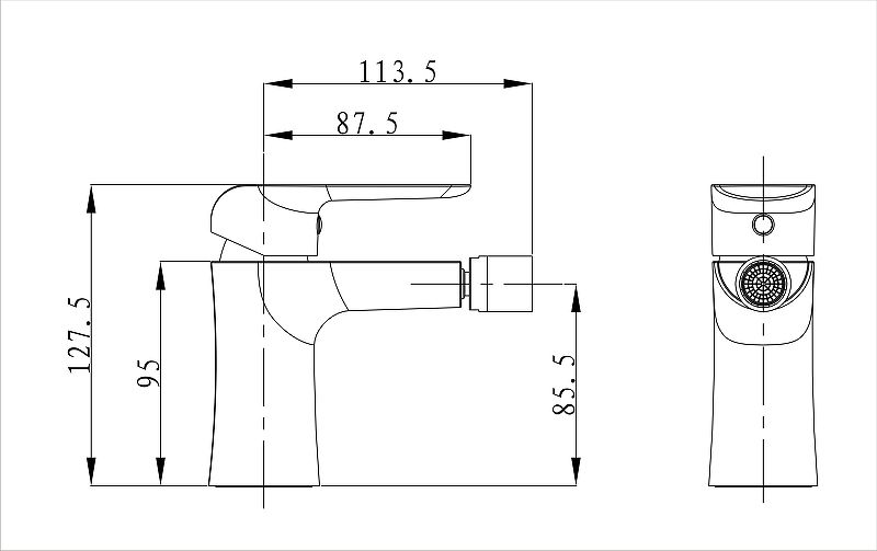 Смеситель для биде Excellent Clever ARAC.4103CR схема 5