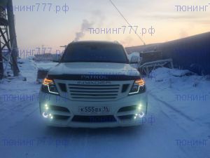 Фары с линзой и DRL огнями