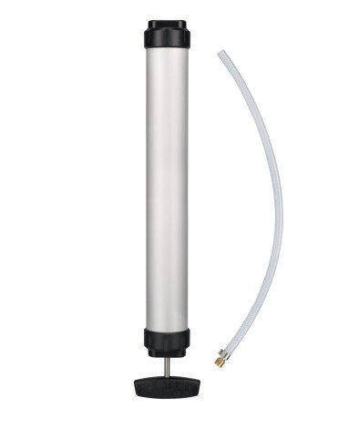 Шприц для отсоса и залива 1000 мл алюминий 12964