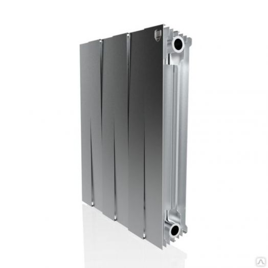 Радиатор Royal Thermo PianoForte SilverSatin 500/100  6-секций биметал.