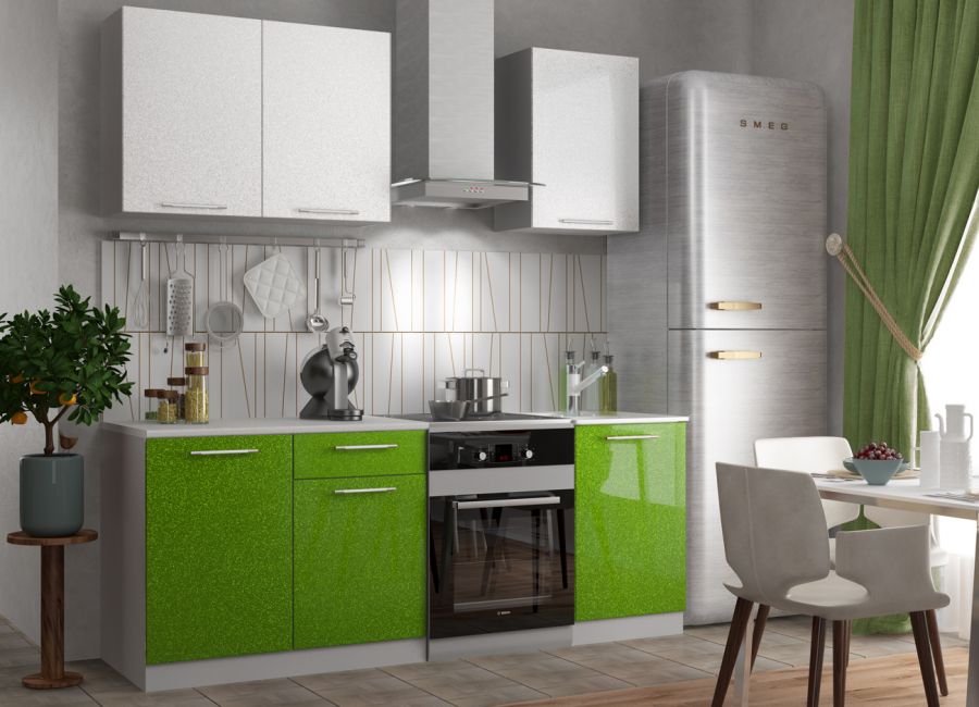 Кухня Олива металлик (ДСВ)