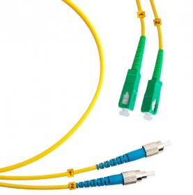 CABEUS FOP(D)-9-SC/APC-FC/UPC-1,5M ШНУР ОПТИЧЕСКИЙ DUPLEX 8122c