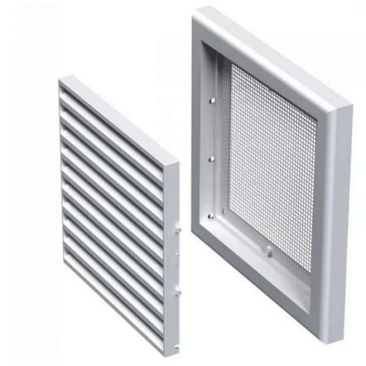 Решетка разъем. МВ 120с (186мм*186мм) с сеткой Vents