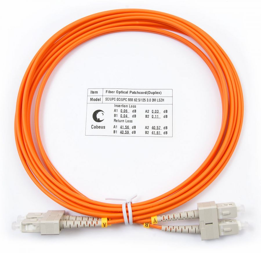 CABEUS FOP-62-SC-SC-3M ШНУР ОПТИЧЕСКИЙ 7363c
