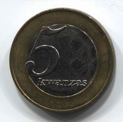 5 кванза 2012 Ангола