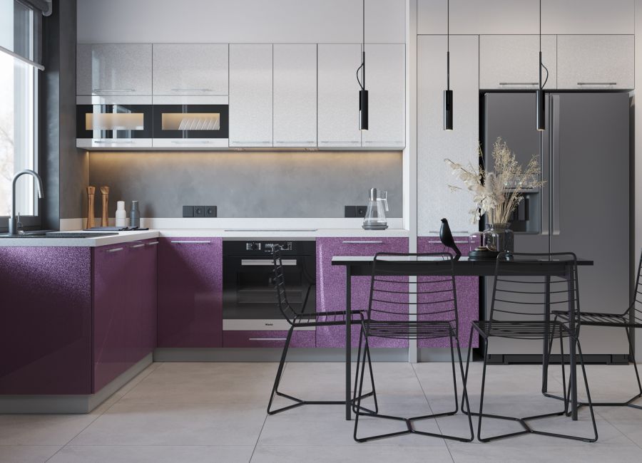 Кухня Олива металлик (ДСВ)