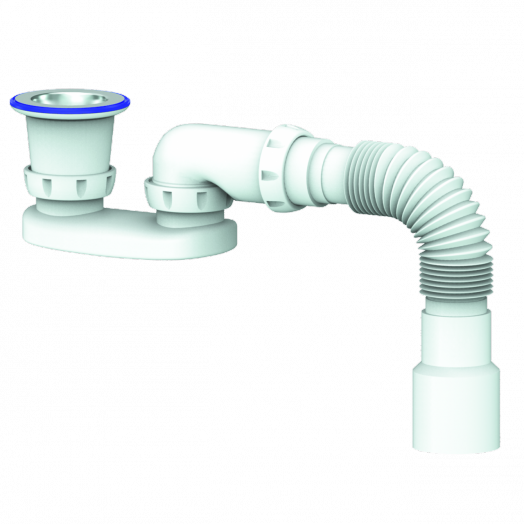 Сифон 1 1/2"х40 д/душ. поддона Uc (G22)
