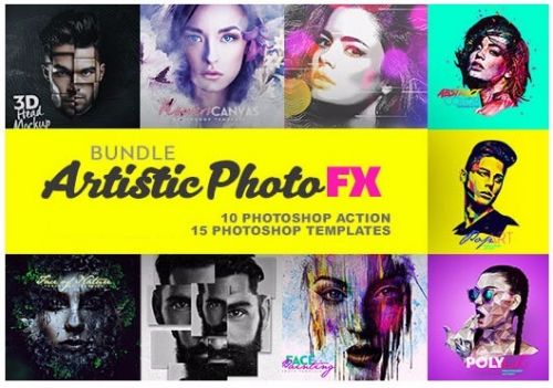 [ATN-PSD] Эффекты и экшены для Photoshop 25-в-1 (graphicriver.net)