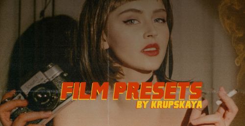 Набор из 10-ти пресетов + Гайд по обработке + Текстуры. (Крестьяна Крупская)