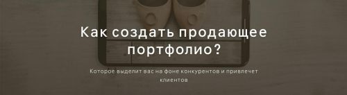 Как создать продающее портфолио (Ольга Шумилова)