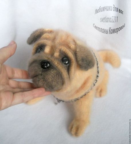 Мопс №1 мохеровый (Светлана Комарова)