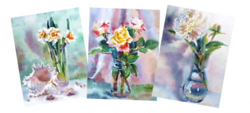 [аrtilikе] Акварельный 'Цветочный марафон'. Тариф 'Минимум' (Любовь Титова)