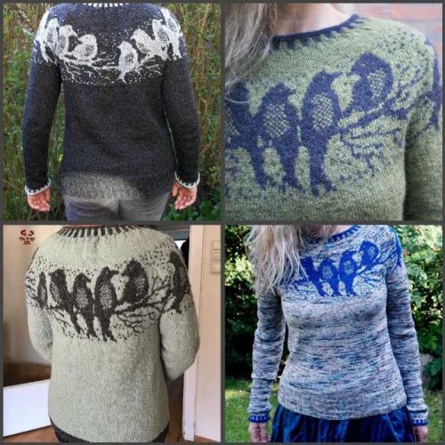 Пуловер Birdsong - Пение птиц (Maschenwunder Manja Vogelsang)