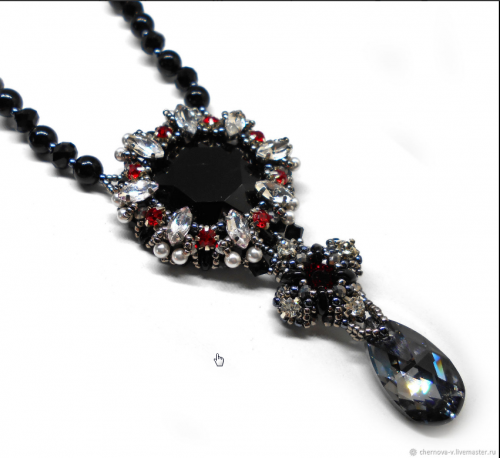 Мастер-класс по кулону 'Countess' (Виктория Чернова)