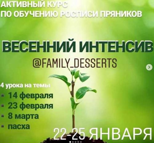 МК по росписи пряников - Интенсив 1 (Евгения Локтева)