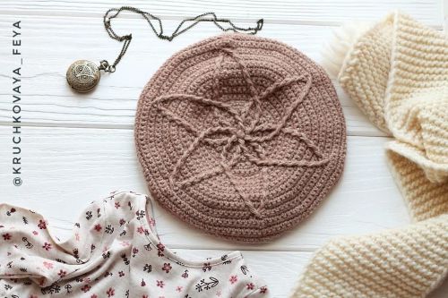 Берет крючком 'Лили' (kruchkovaya_feya)