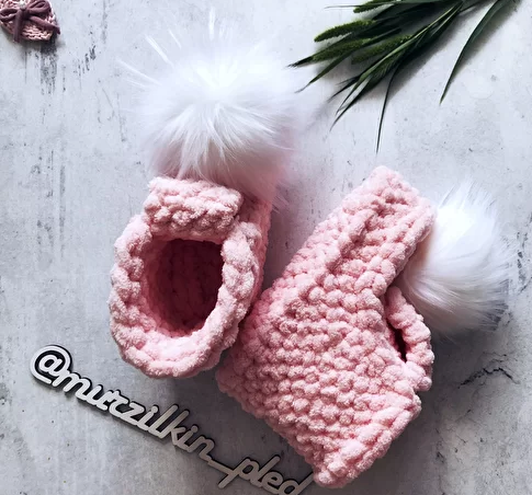 Домашние валеши из Alize Puffy (murzilkin_pled)